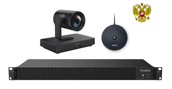M500PRO-AVI-RU Видеотерминал Yealink (MeetingEye 500Pro, UVC85, VCM35, VCH51 Pro, ПДУ, кабели)